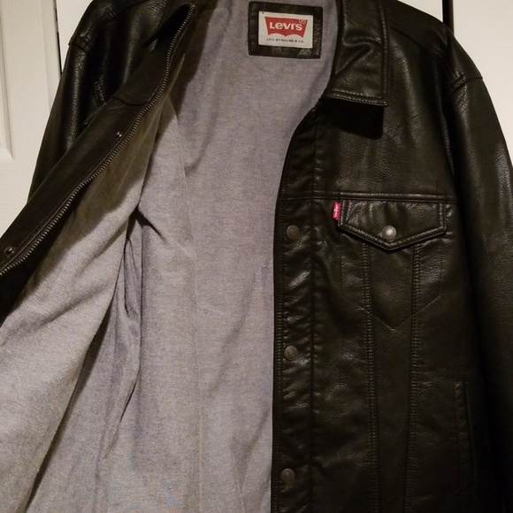 New Levi's Black Jacket LM7RU892 - Picture 4 of 8